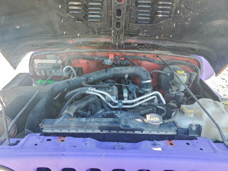 1J4FA39S65P360962 - 2005 JEEP WRANGLER X PURPLE photo 11