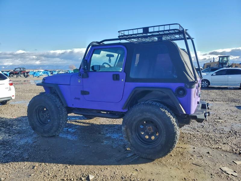 1J4FA39S65P360962 - 2005 JEEP WRANGLER X PURPLE photo 2