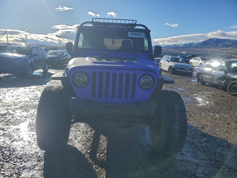 1J4FA39S65P360962 - 2005 JEEP WRANGLER X PURPLE photo 5