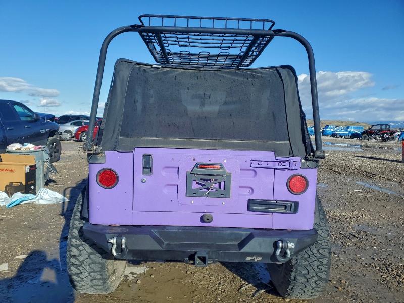 1J4FA39S65P360962 - 2005 JEEP WRANGLER X PURPLE photo 6