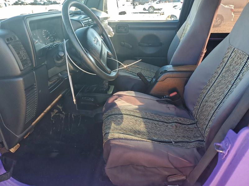 1J4FA39S65P360962 - 2005 JEEP WRANGLER X PURPLE photo 7