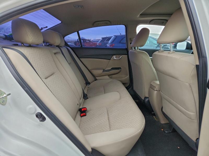 19XFB2F88FE093346 - 2015 HONDA CIVIC EX Ақ фото 10