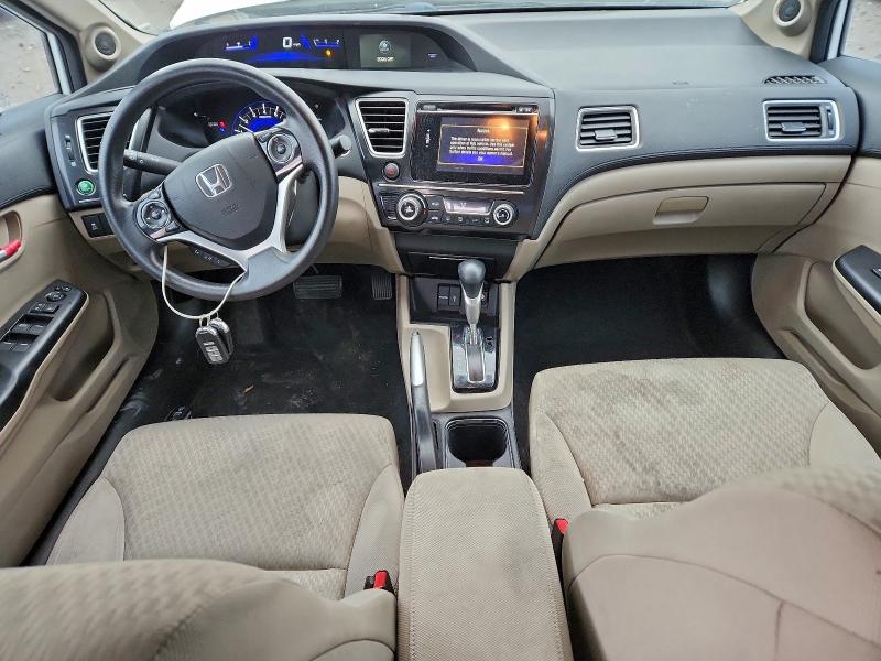 19XFB2F88FE093346 - 2015 HONDA CIVIC EX Ақ фото 8